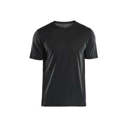 Blåkläder 3536 t-shirt merinould, sort