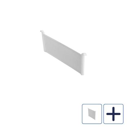 Classic by Elfa rumdeler til meshkurv, hvid, 40 cm - 2 stk.