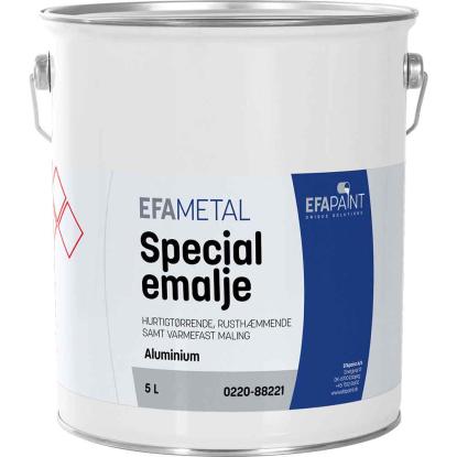 EFAmetal varmefast specialemalje, aluminium gl. - 5, 5 liter