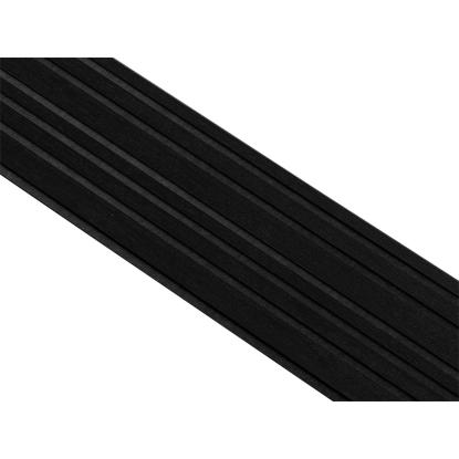 I-Wood Medio+ Mixed akustikpanel, sortmalet, sort filt og sort kerne, egefiner, 17 x 300 mm
