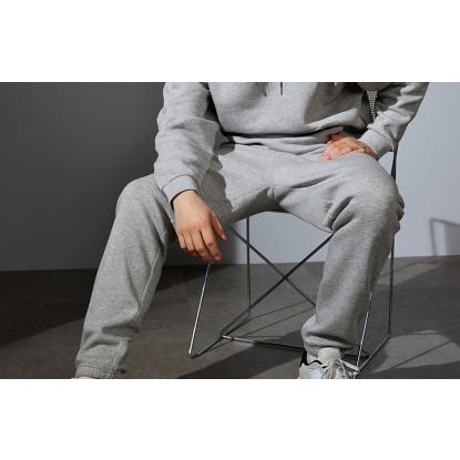 ID 0661 klassiske sweatpants, unisex, grå melange
