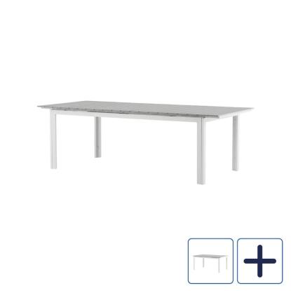 Venture Design Levels havebord, grå/hvid