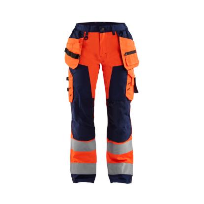 Blåkläder 7156 dame high vis buks med værktøjslommer, hi-vis orange/marineblå