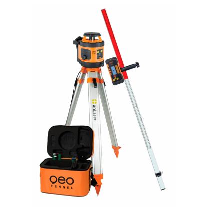 geo-FENNEL FL 190A komplet rotationslasersæt med FR 50 modtager