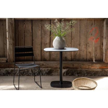 Venture Design Milano cafébord, sort, Ø70 cm