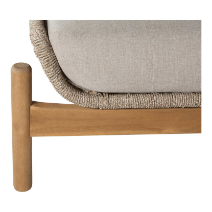 Terracina solseng med hynder, akacie, beige