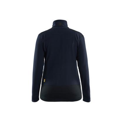 Blåkläder 4766 dame microfleece jakke, mørk marineblå/sort
