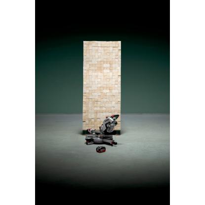 Metabo KGS 18 LTX BL 216 kap-/geringssav, 18V, med 2 x 8,0 Ah batteri og lader