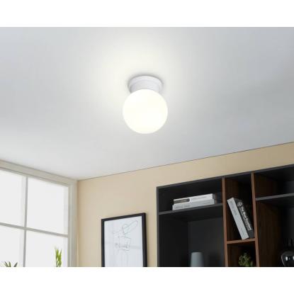 EGLO DURELO loftlampe, Ø16 cm, E27, hvid