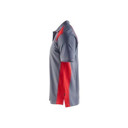 Blåkläder 3324 poloshirt, grå/rød