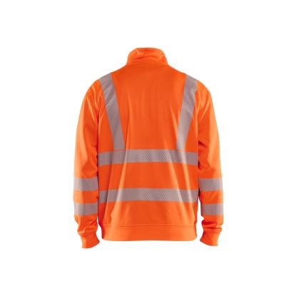Blåkläder 3564 high vis sweatshirt half zip, hi-vis orange