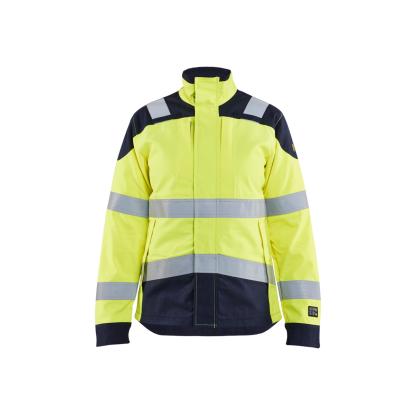 Blåkläder 4969 dame multinorm jakke inherent, hi-vis gul/marineblå