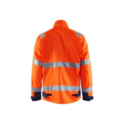 Blåkläder 4064 high vis arbejdsjakke, hi-vis orange/marineblå