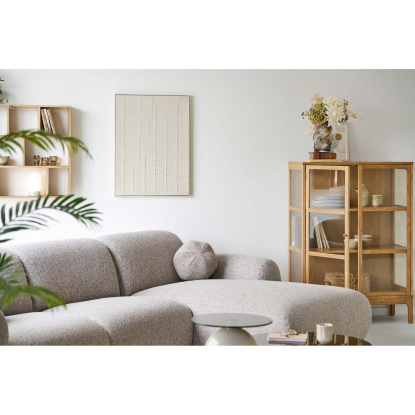 Ena vægdekoration, beige, 60 x 80 cm