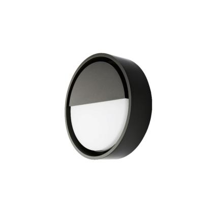 SG Armaturen Frame Round Wall LED væglampe, 3000K, IP66, sort