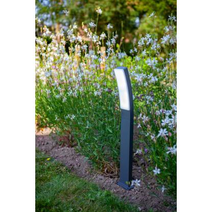 LUTEC KIRA udendørs LED bedlampe, 1 lyskilde, H74 cm, IP54, mørk grå