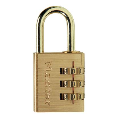 Master Lock kodelås, 3-cifret, 30 mm, aluminium/messing