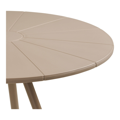 Barletta cafébord, taupe, Ø70 cm