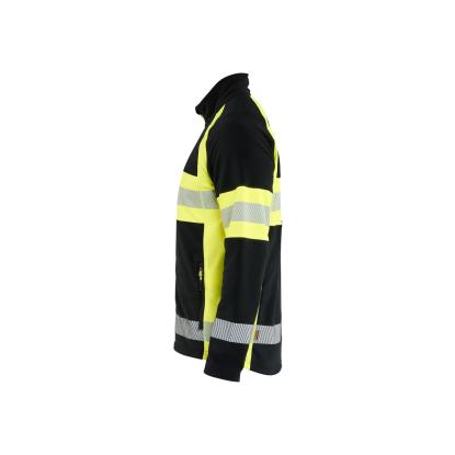 Blåkläder 4713 microfleece jakke, sort/hi-vis gul