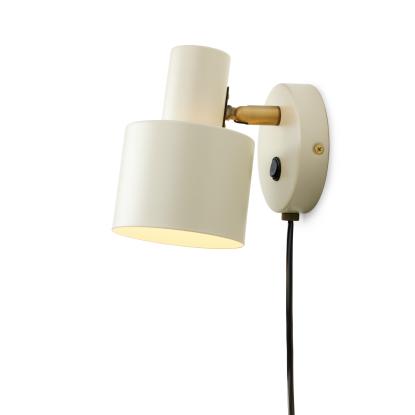Halo Design Vogue væglampe, E27, H16 cm, creme/messing