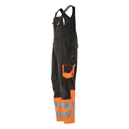 MASCOT SAFE SUPREME Sunderland overall med knælommer, mørk antracit/hi-vis orange