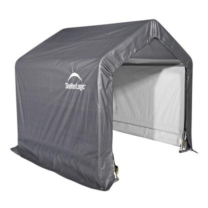 ShelterLogic Shed-in-a-Box teltgarage, grå - 3,24 m²