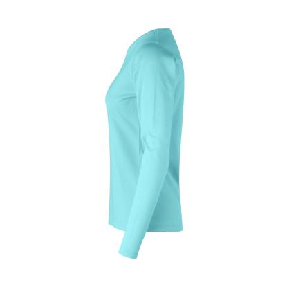 ID 0509 Interlock T-shirt med lange ærmer, dame, mint
