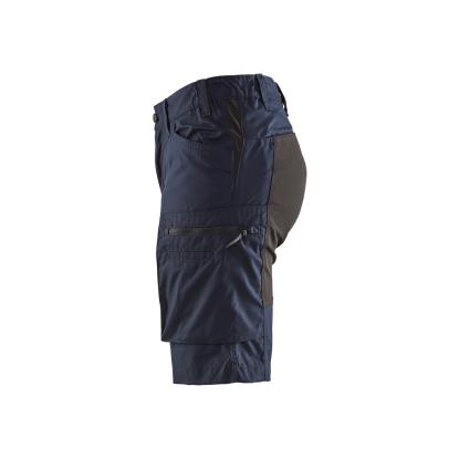 Blåkläder 7149 dame service shorts med stretch, mørk marineblå/sort