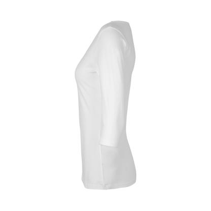 ID 0597 Stretch T-shirt med korte ærmer, dame, hvid