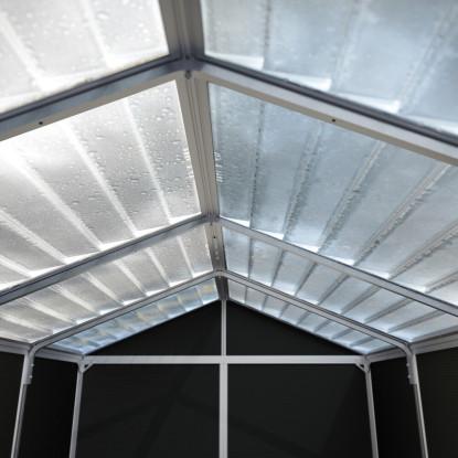 Palram - Canopia skur Rubicon 5,6 m2. mørkegrå