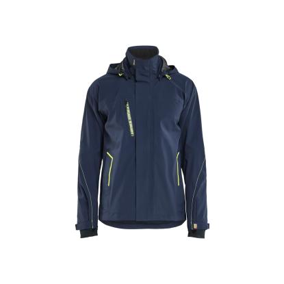 Blåkläder 4483 skaljakke 4-vejs stretch, mørk marineblå/hi-vis gul
