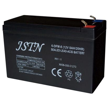 JSTN batteri til elsprøjte, 12V, 8Ah