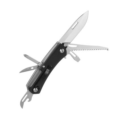 M-TAC Type 9 foldekniv (6 værktøjer), sort/rustfrit stål