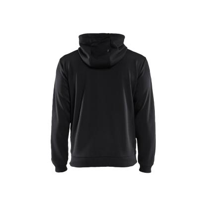 Blåkläder 3363 hættetrøje full zip, sort/mørk grå