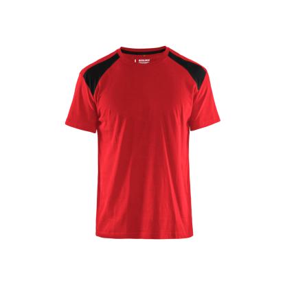 Blåkläder 3379 t-shirt, rød/sort