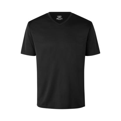 ID 2030 YES Active T-shirt, sort