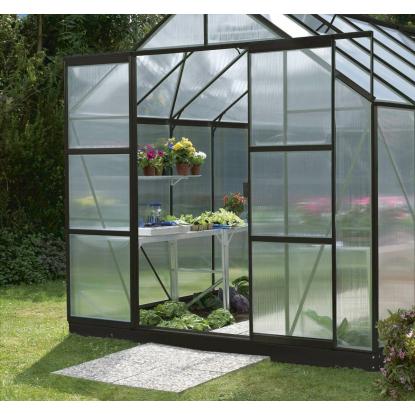Vitavia Merkur udvidelsessæt dobbeltdør, sort, ekskl. glas