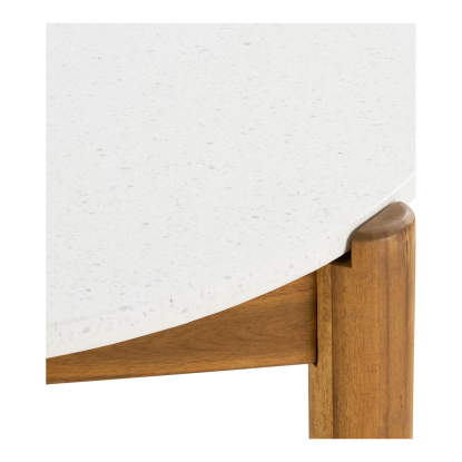 Terracina havebord med terrazzo bordplade, akacie, 95 x 210 cm
