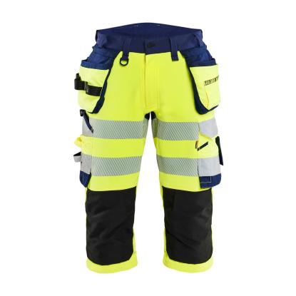 Blåkläder 1123 high vis knickers 4-vejs stretch, hi-vis gul/marineblå