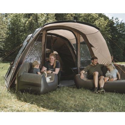 easy camp Brimnes 5 Air tunneltelt til 5 personer, brun