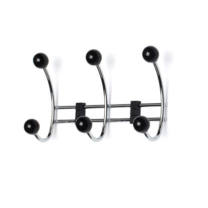 Habo Berry knagerække med 3 knager, 235 mm, sort/krom