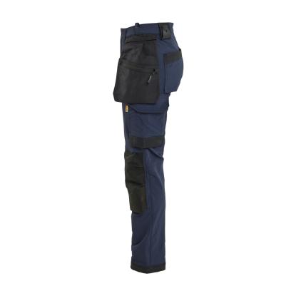Blåkläder 7121 dame håndværker buks 4-vejs stretch, mørk marineblå/sort