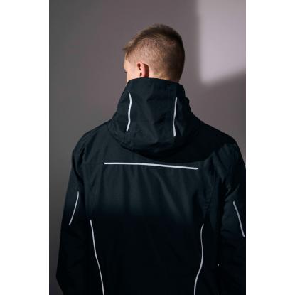 ID 0712 Zip-n-Mix skaljakke, sort