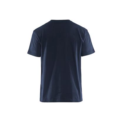 Blåkläder 3379 t-shirt, mørk marineblå/sort