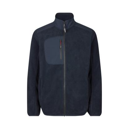ID 0744 Bonded fleecejakke, navy