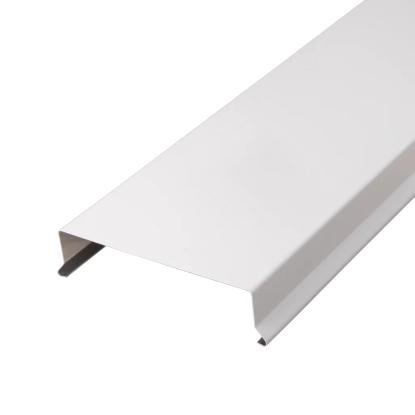 Sternkapsel, 110 mm lige, hvid