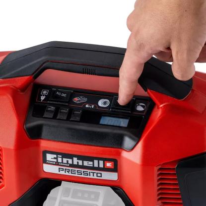 Einhell Pressito Li hybridkompressor, 21 liter/min., 18 V, uden batteri og lader Einhell Pressito Li hybridkompressor, 21 liter/min., 18 V, uden batte