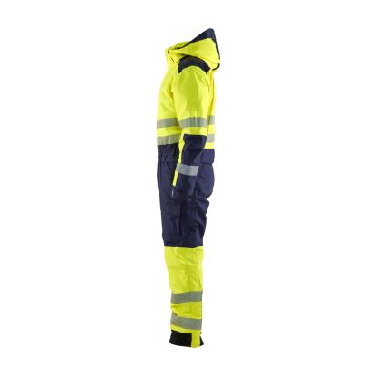 Blåkläder 6725 high vis vinter kedeldragt, hi-vis gul/marineblå
