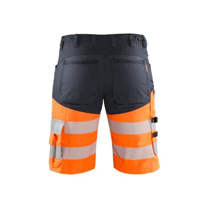 Blåkläder 1541 high vis shorts med stretch, mellemgrå/hi-vis orange