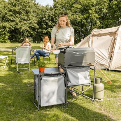 Travellife Toledo foldbart køkken, grå